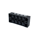5 PCS Car 4-way 25A TB-2504 Dual Row Power Terminal Connector + 4-position Connection Strip with Cover