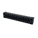 5 PCS Car 12-way TB-1512 Dual Row Power Terminal Connector + 12-position Connection Strip with Cover