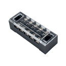 5 PCS Car 5-way TB-1505 Dual Row Power Terminal Connector + 5-position Connection Strip with Cover