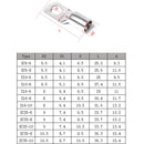 100 PCS Wire Terminals Connector Cable Lugs Battery SC Terminals Glimpse of Mouth