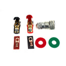 1 Pair Car Battery Cable Terminal Clamps Connectors Battery Clip Wiring with Protective Cleaning