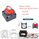 Car Auto RV Marine Boat Battery Isolator Disconnect Rotary Switch Cut with Terminals