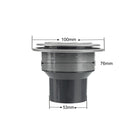 Universal AC Air Outlet Vent for RV Bus Boat Yacht Auto Air Conditioner Vent Replacement Parts Car Accessories, Size: 100 x 76 x 53mm