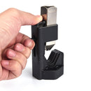 Car Battery Cable Hammer Crimper Hammer Lug Crimper Tool Pliers with T2 Copper 2 x 3/8 Heavy-duty Cold-pressed Wire Terminals