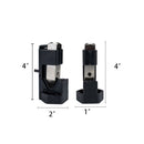 Car Battery Cable Hammer Crimper Hammer Lug Crimper Tool Pliers with T2 Copper 4 x 3/8 Heavy-duty Cold-pressed Wire Terminals