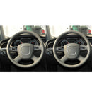 Car Carbon Fiber Dashboard Frame Decorative Sticker for Audi A4 2009-2010 / A4L 2009-2012, Left Drive
