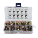 80 PCS U Nut Kit Spire Clips No.10 Zinc Speed Fasteners Lug Nuts