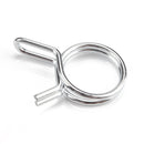 20 PCS Double Wire Spring Tube Clamp Water Pipe Clamps, Size: 9mm