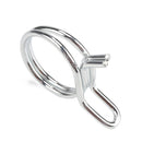 110 PCS Double Wire Spring Tube Clamp Water Pipe Clamps, Size: 9-24mm