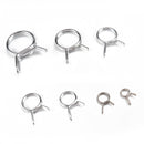 70 PCS Double Wire Spring Tube Clamp Water Pipe Clamps, Size: 5.0-18mm