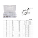 70 PCS Double Wire Spring Tube Clamp Water Pipe Clamps, Size: 5.0-18mm