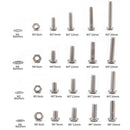 520 PCS 304 Stainless Steel Screws and Nuts Hex Socket Head Cap Screws Gasket Wrench Assortment Set Kit