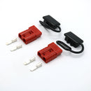 50Amp Battery Quick Connerctor Plug + Dust Cover for Car Caravan