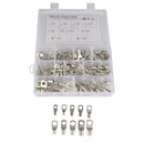 100 PCS Boat / Car Bolt Hole Tinned Copper Terminals Set Wire Terminals Connector Cable Lugs SC Terminals
