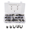 44 in 1 Car Rubber Cushion Pipe Clamps Stainless Steel Clamps