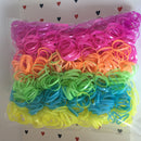 400x Disposable Gum For Hair Children TPU Rubber Bands Ponytail Holder Elastic