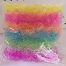 400 pcs Rubber Hairband Rope Ponytail Holder Elastic Hair Band Ties Plastic New