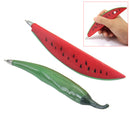 2x Fruit Vegetable Sharped Ball Point Pen Refrigerator Megnet Kits Student