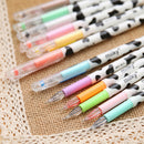 12pieces Cute Milky Gel Pens Ballpoint Pen-Set Study Stationery Student Best