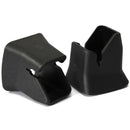 2 Pcs Child Car Safety Seat  ISOFIX Interface Buckle Fixed Guide Groove 4x5x5cm Black