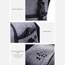 Multi-functional Waterproof Nylon Shoulder Backpack Padded Shockproof Camera Case Bag for Nikon Canon DSLR Cameras(Grey)