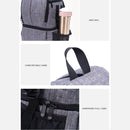 Multi-functional Waterproof Nylon Shoulder Backpack Padded Shockproof Camera Case Bag for Nikon Canon DSLR Cameras(Grey)