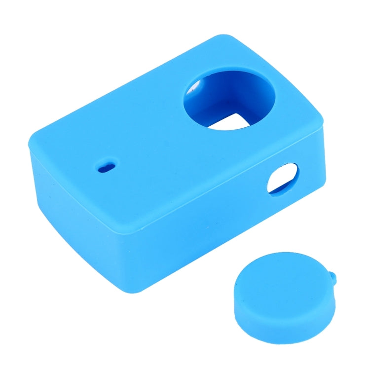 For Xiaomi Xiaoyi Yi II Sport Action Camera Silicone Housing Protective Case Cover Shell(Blue)
