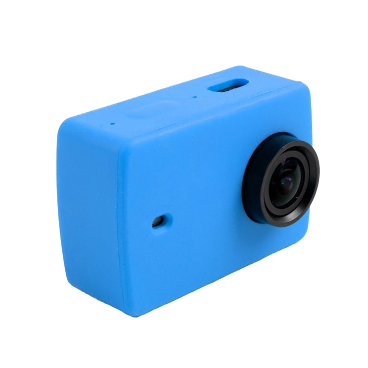 For Xiaomi Xiaoyi Yi II Sport Action Camera Silicone Housing Protective Case Cover Shell(Blue)