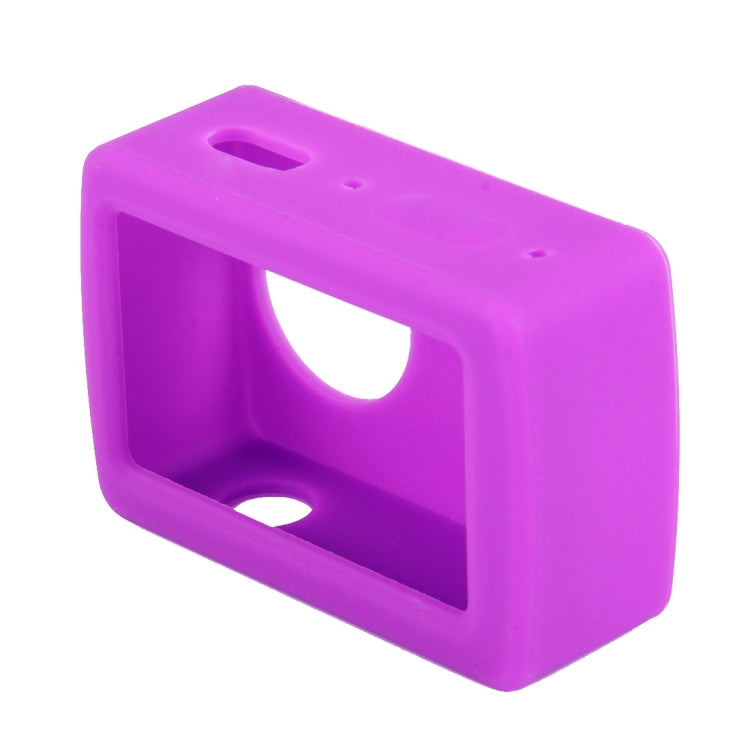 For Xiaomi Xiaoyi Yi II Sport Action Camera Silicone Housing Protective Case Cover Shell(Purple)