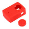 For Xiaomi Xiaoyi Yi II Sport Action Camera Silicone Housing Protective Case Cover Shell(Red)