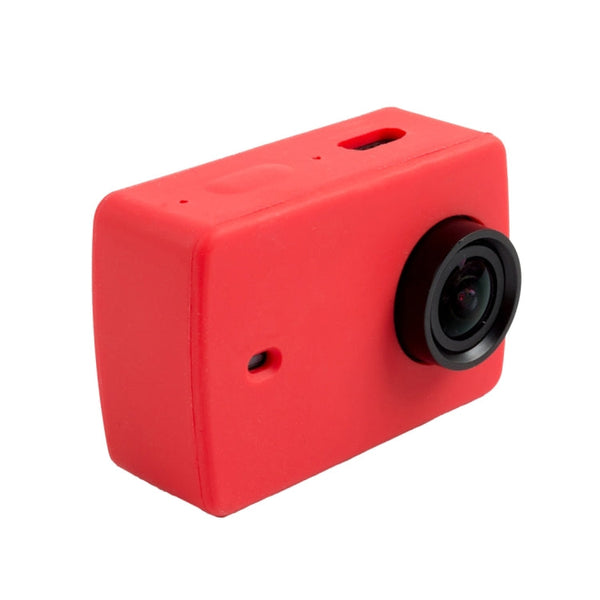For Xiaomi Xiaoyi Yi II Sport Action Camera Silicone Housing Protective Case Cover Shell(Red)