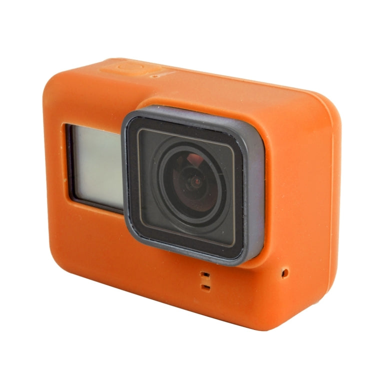 For GoPro HERO5 Silicone Housing Protective Case Cover Shell(Orange)