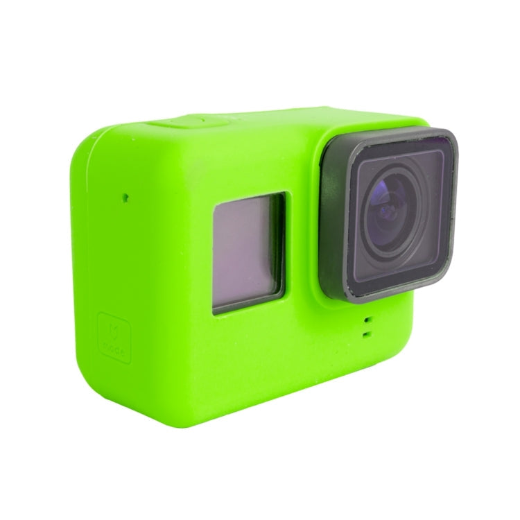 For GoPro HERO5 Silicone Housing Protective Case Cover Shell(Green)