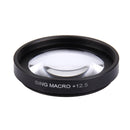 JUNESTAR Proffesional 37mm 12.5X Macro Lens Filter + Lens Protective Cap for GoPro & Xiaomi Xiaoyi Yi Sport Action Camera