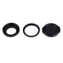 JUNESTAR for Xiaomi Xiaoyi Yi II 4K Sport Action Camera Proffesional 37mm UV Filter + Lens Protective Cap