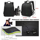INDEPMAN DL-B012 Portable Outdoor Sports Backpack Camera Bag for GoPro, SJCAM, Nikon, Canon, Xiaomi Xiaoyi YI, Size: 27.5 * 12.5 * 34 cm(Green)