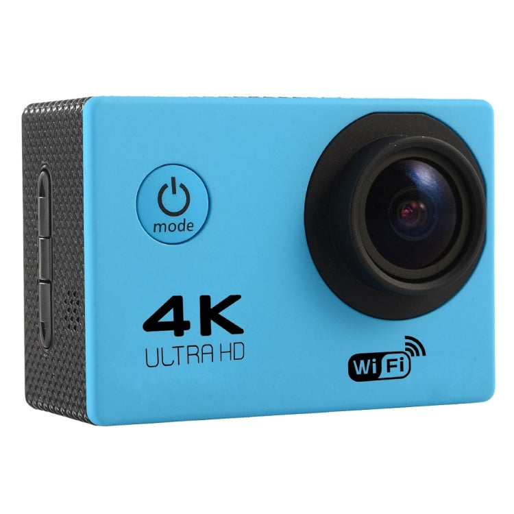 F60 2.0 inch Screen 170 Degrees Wide Angle WiFi Sport Action Camera Camcorder with Waterproof Housing Case, Support 64GB Micro SD Card(Blue)
