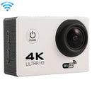 F60 2.0 inch Screen 170 Degrees Wide Angle WiFi Sport Action Camera Camcorder with Waterproof Housing Case, Support 64GB Micro SD Card(White)