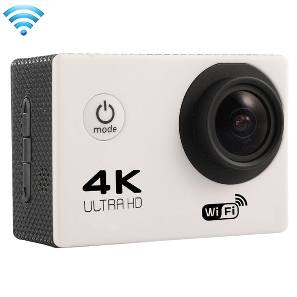 F60 2.0 inch Screen 170 Degrees Wide Angle WiFi Sport Action Camera Camcorder with Waterproof Housing Case, Support 64GB Micro SD Card(White)