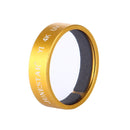 JUNESTAR for Xiaomi Xiaoyi Yi II 4K Sport Action Camera Proffesional UV Filter(Gold)