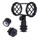 BOYA BY-C04 Camera Microphone Shockmount with Hot Shoe Mount for PVM1000 PVM1000L Microphone(Black)