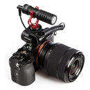 BOYA BY-MM1 Cardioid Condenser Microphone with Windshield for Smartphones, DSLR Cameras and Video Cameras(Black)