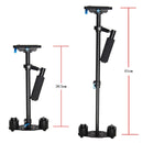 YELANGU S60L 61cm Aluminum Handheld Stabilizer for DSLR Camera DV