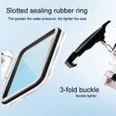 45m Waterproof Case + Touch Back Cover + Purple Red Pink Lens Filter for GoPro HERO8 Black