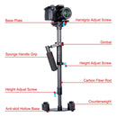 YELANGU S80T Professional 58-80cm Maximum Burden 4kg Aluminium Alloy Handheld Stabilizer Solo for DSLR & DV Digital Video & other Cameras