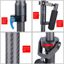 YELANGU S80T Professional 58-80cm Maximum Burden 4kg Aluminium Alloy Handheld Stabilizer Solo for DSLR & DV Digital Video & other Cameras
