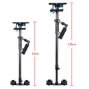 YELANGU S120T Professional 70-120cm Maximum Burden 5.5kg Carbon Fibre Handheld Stabilizer Solo for DSLR & DV Digital Video & other Cameras