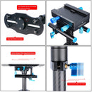 YELANGU S120T Professional 70-120cm Maximum Burden 5.5kg Carbon Fibre Handheld Stabilizer Solo for DSLR & DV Digital Video & other Cameras