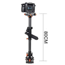 YELANGU S800 Professional 47-80cm Maximum Burden 5kg Carbon Fibre Handheld Stabilizer Steadicam Solo for DSLR & DV Digital Video & other Cameras