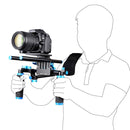 YELANGU YLG0102A-A01 Dual Handle Shoulder Mount Support Kit DSLR Rig(Black)